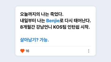 8개월만에 다시 태어난 인턴의 KOS팀 생존기